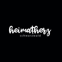 HOODIE "heimatherz"-Logo-Print