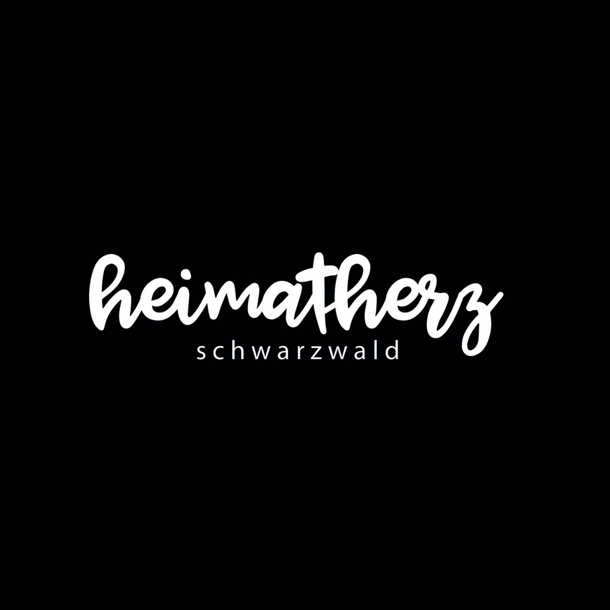 HOODIE "heimatherz"-Logo-Print