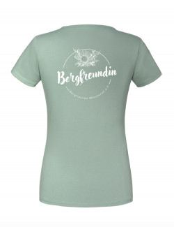 MÄDEL-Shirt "Bergfreundin" | hellgrün