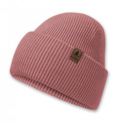 Ripp-Beanie, rosé