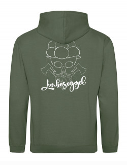 HOODIE "Lumbeseggel" tannengrün