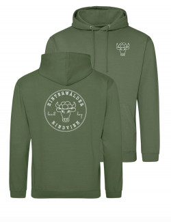 HOODIE "Rindvieh" oliv