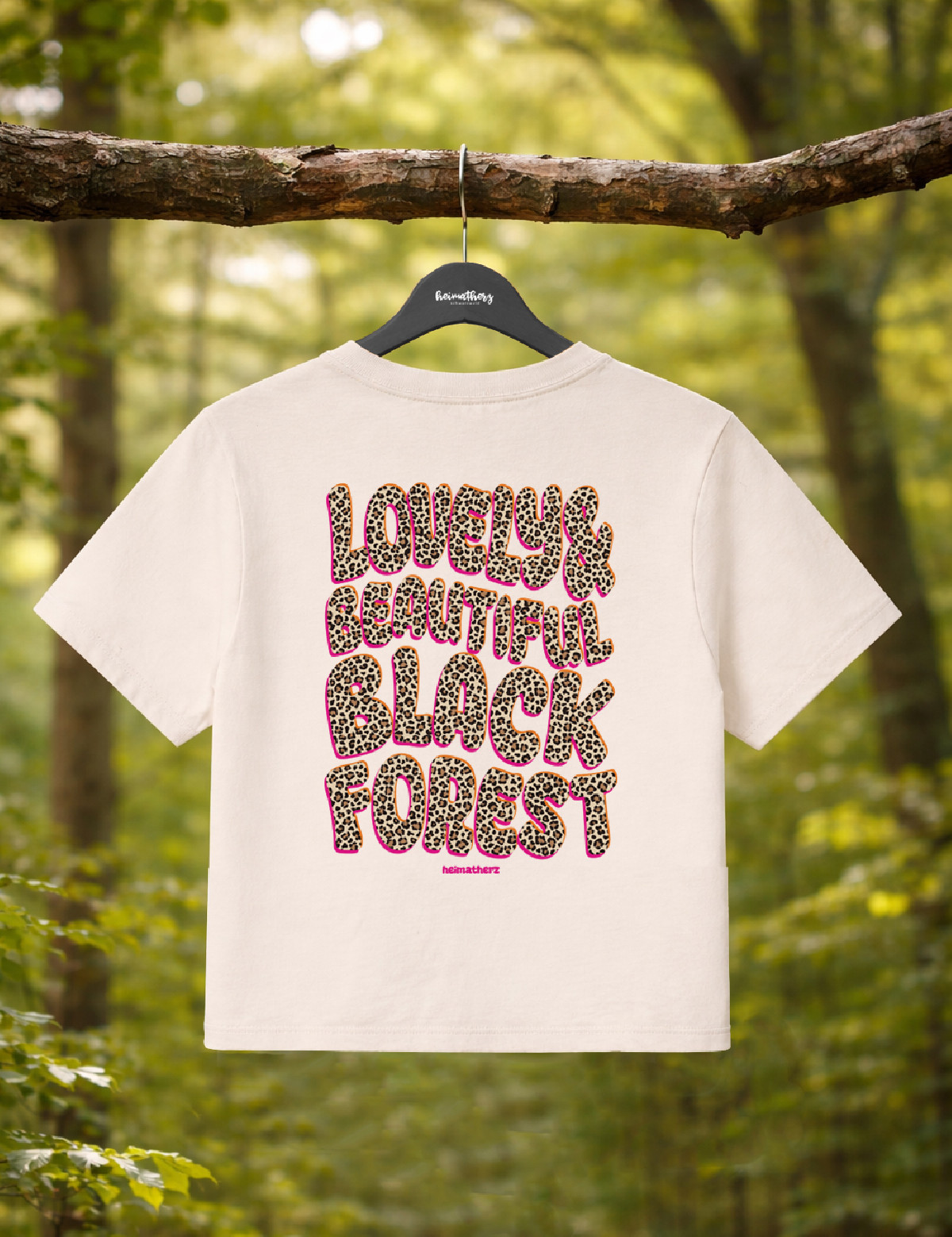 MÄDEL-SHIRT "Leo Black Forest"