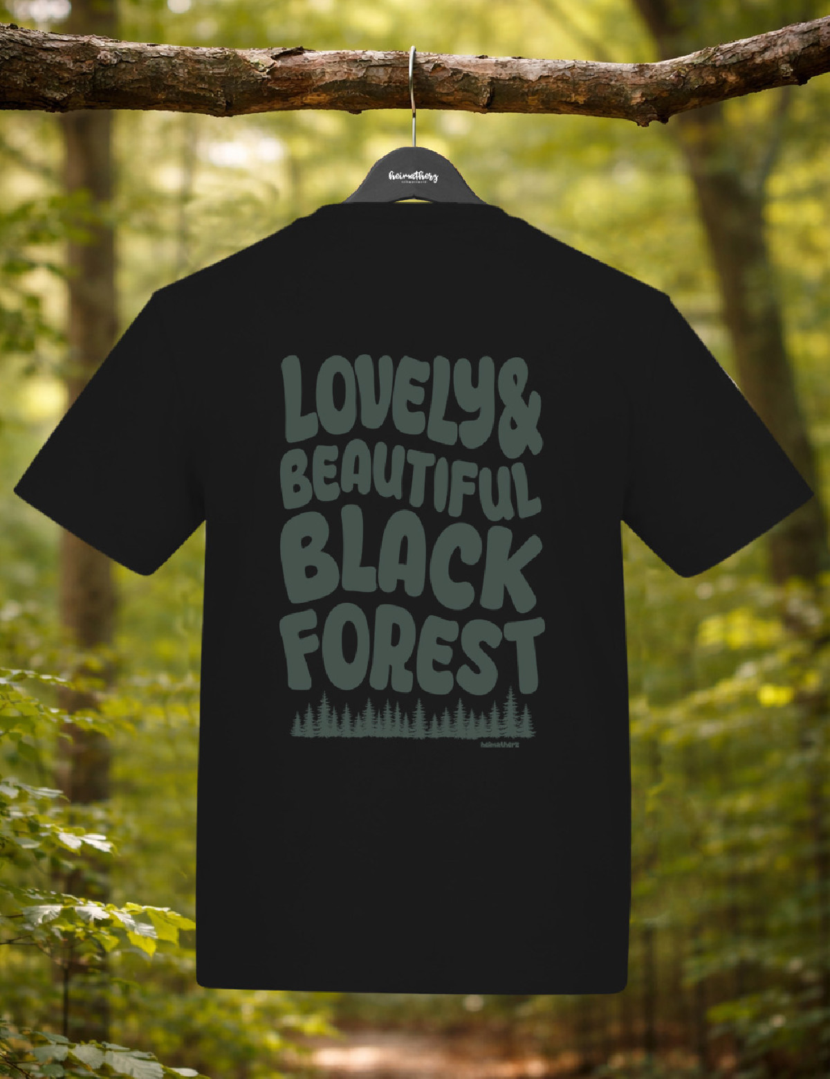 T-SHIRT "Black Forest" | schwarz