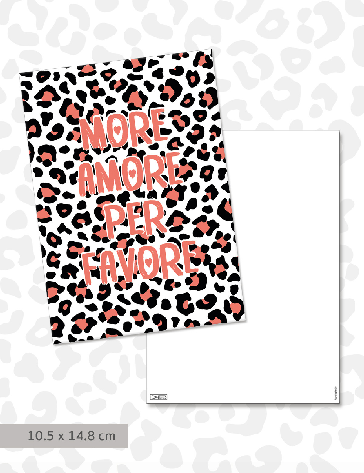 Postkarte "More Amore"