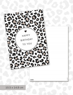 Postkarte "Happy Birthday"