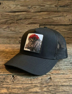 Trucker Cap "Wildsau"-Patch, weiß